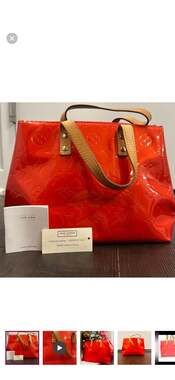 Louis Vuitton Reade leather handbag Embossed Vernis